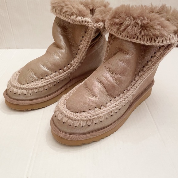 Shoes - Moun bInner Wedge Short Boot